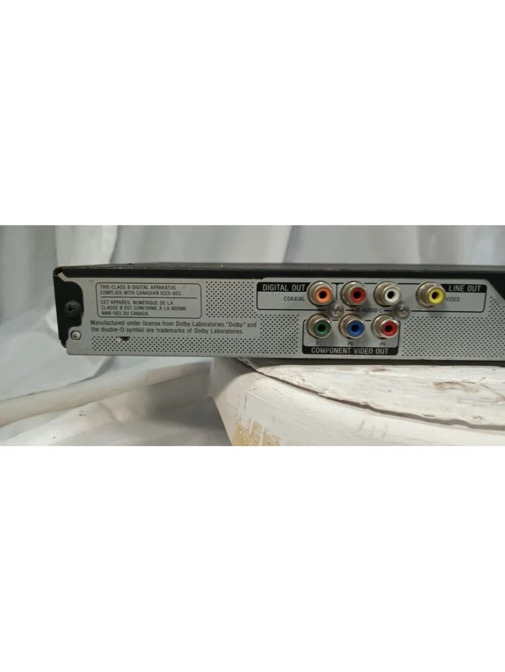 Sony DVP-NS57P DVD CD Player Progressive Scan MP3 JPEG Black No Remote Tested